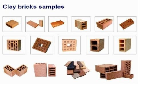clay brick samples